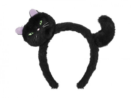 Serre-tête chat - noir