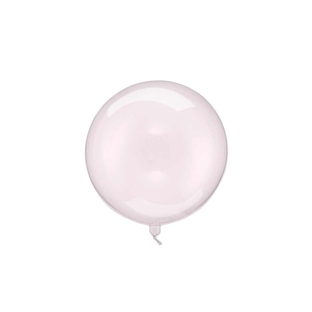 Ballon boule - 40cm - rose transparent
