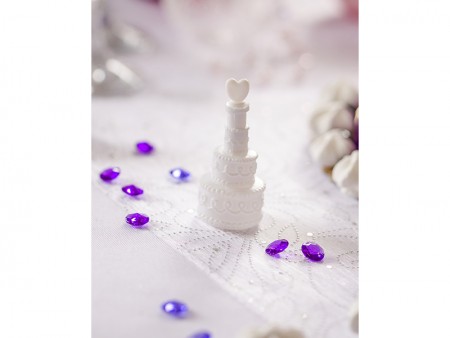 Organza imprimé - blanc - 0...