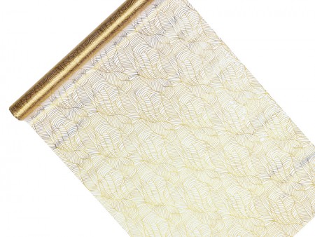 Organza imprimé - blanc - 0...