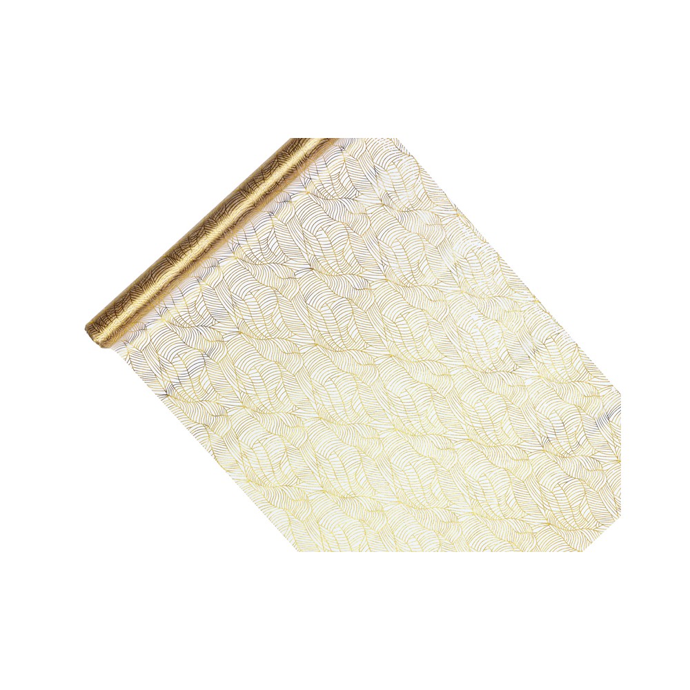 Organza imprimé - blanc - 0 -48 x 9m