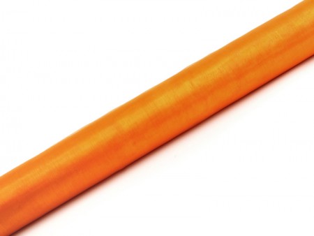 Organza uni - orange - 0...