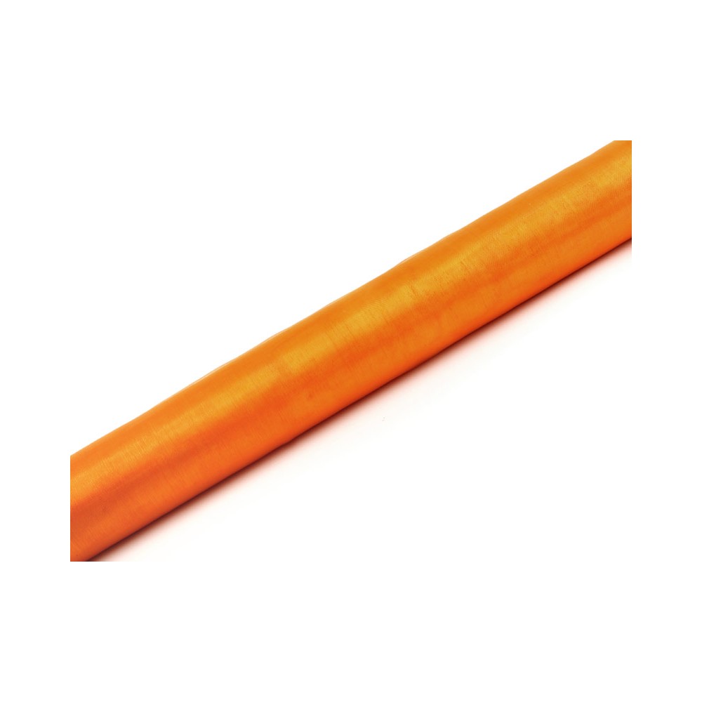 Organza uni - orange - 0 -36 x 9m