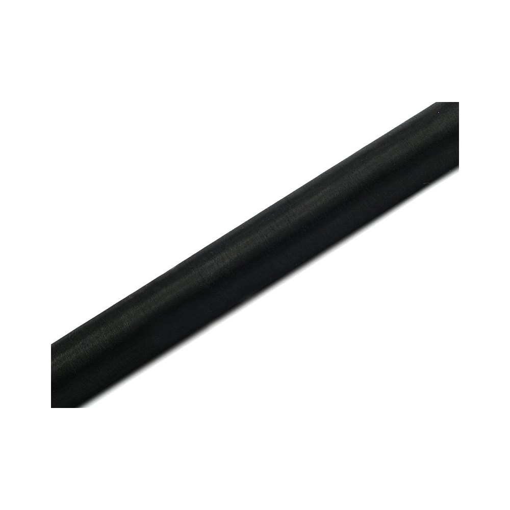 Organza uni - noir - 0 -36 x 9m