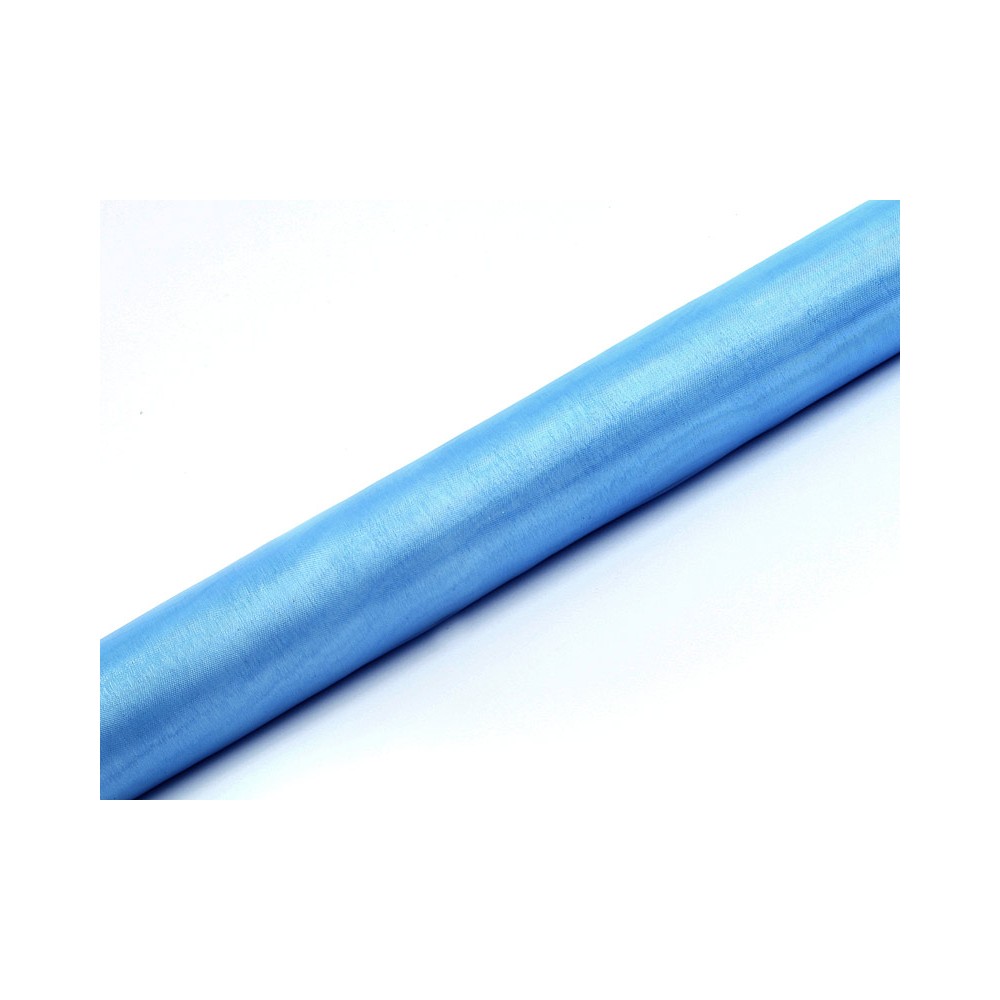 Organza uni - bleu - 0 -36 x 9m