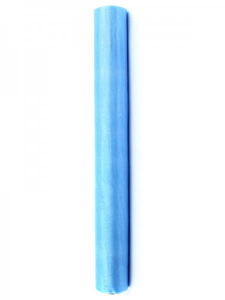 Organza uni - bleu - 0 -36...