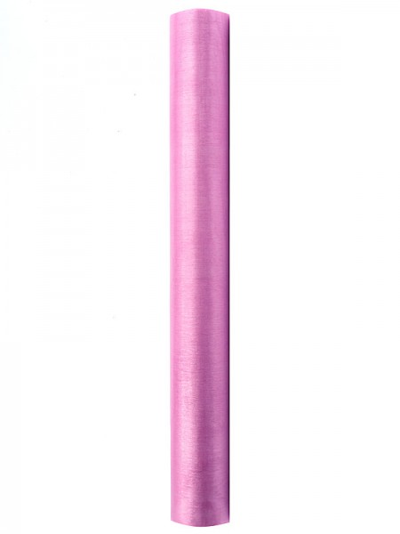 Organza uni - rose - 0 -36...