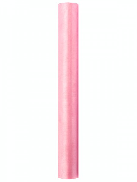 Organza uni - rose pâle - 0...