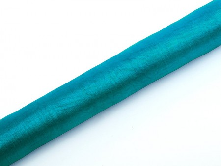 Organza uni - turquoise - 0...