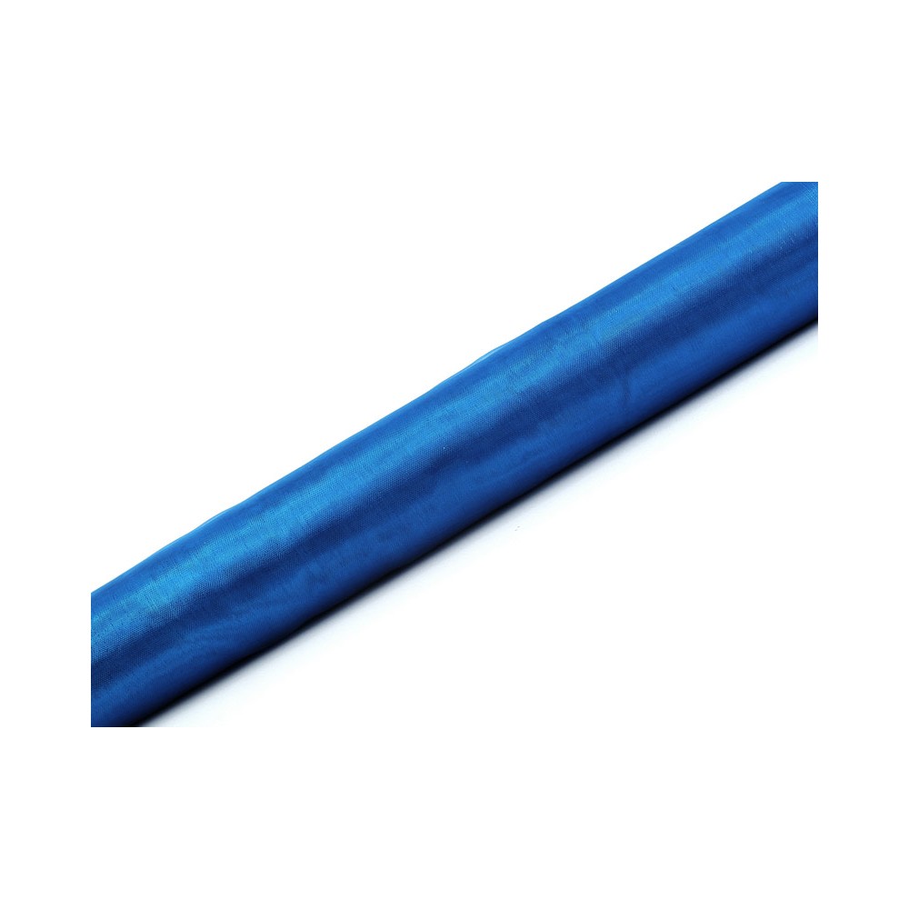 Organza uni - turquoise foncé - 0 -36 x 9m