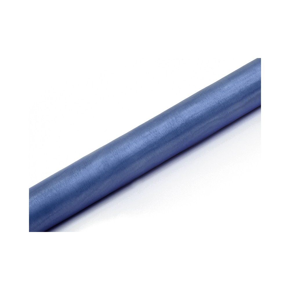 Organza uni - bleu brumeux - 0 -36 x 9m
