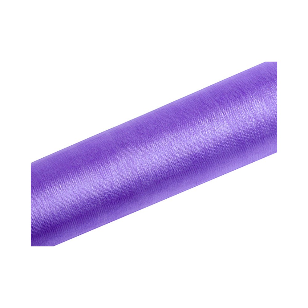 Organza uni - lilas - 0 -16 x 9m