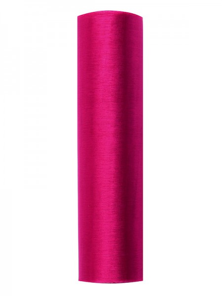 Organza uni - rose profond...