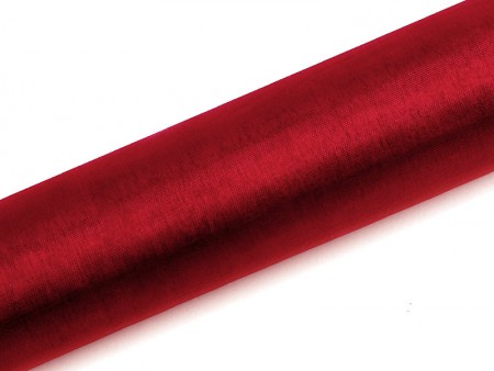 Organza uni - rouge - 0 -16...