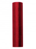 Organza uni - rouge - 0 -16 x 9m