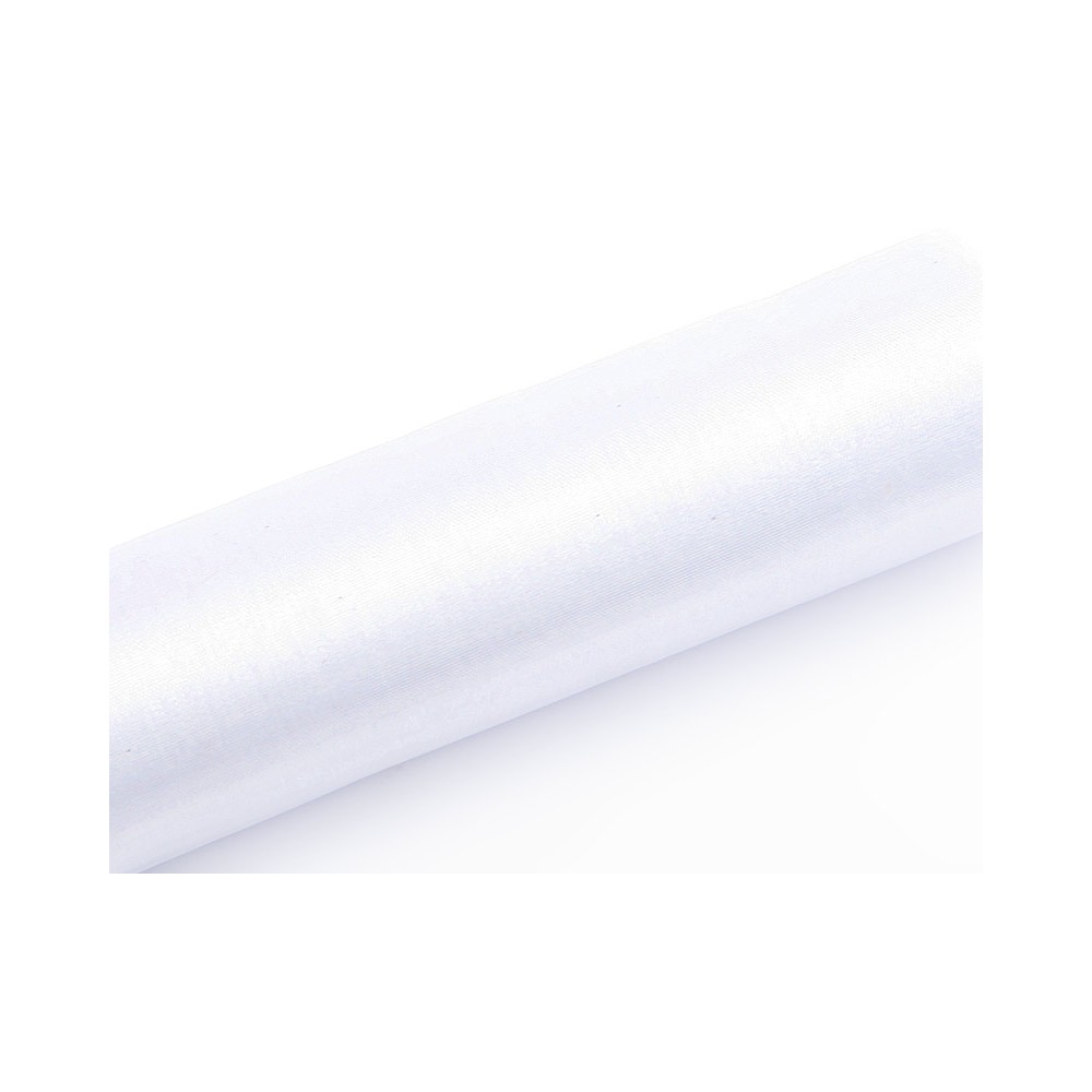 Organza uni - blanc - 0 -16 x 9m