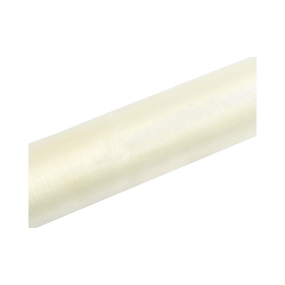 Organza uni - crème pâle - 0 -16 x 9m
