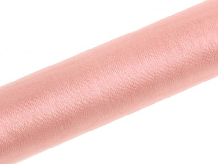 Organza uni - rose pâle - 0...
