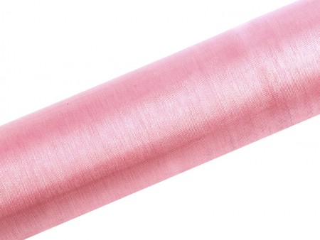 Organza uni - rose pâle - 0...
