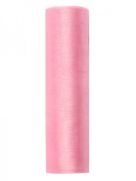 Organza uni - rose pâle - 0...
