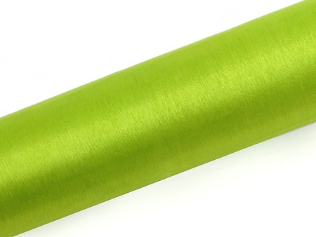 Organza uni - vert clair -...