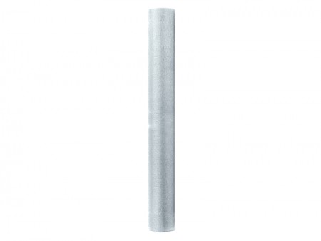 Organza uni Snow - argent -...