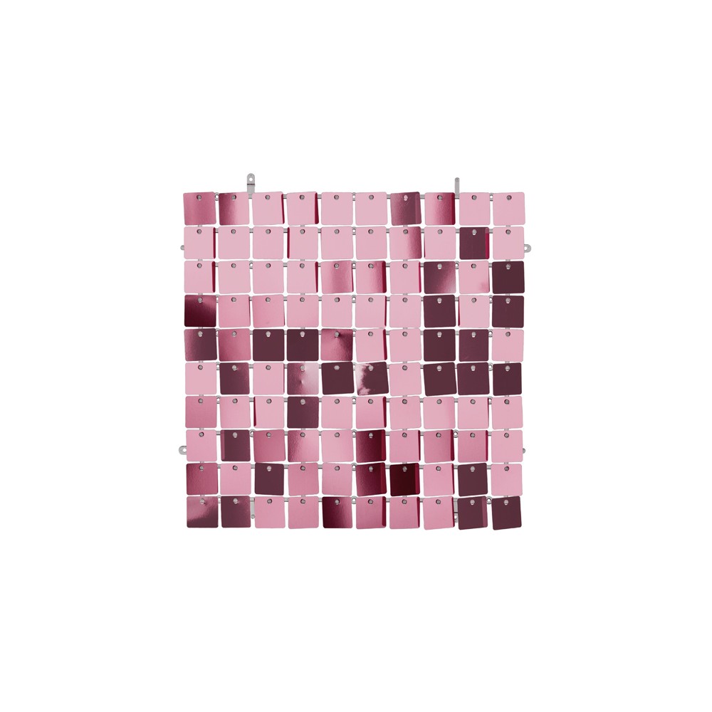 Panneau de fond à paillettes - rose clair