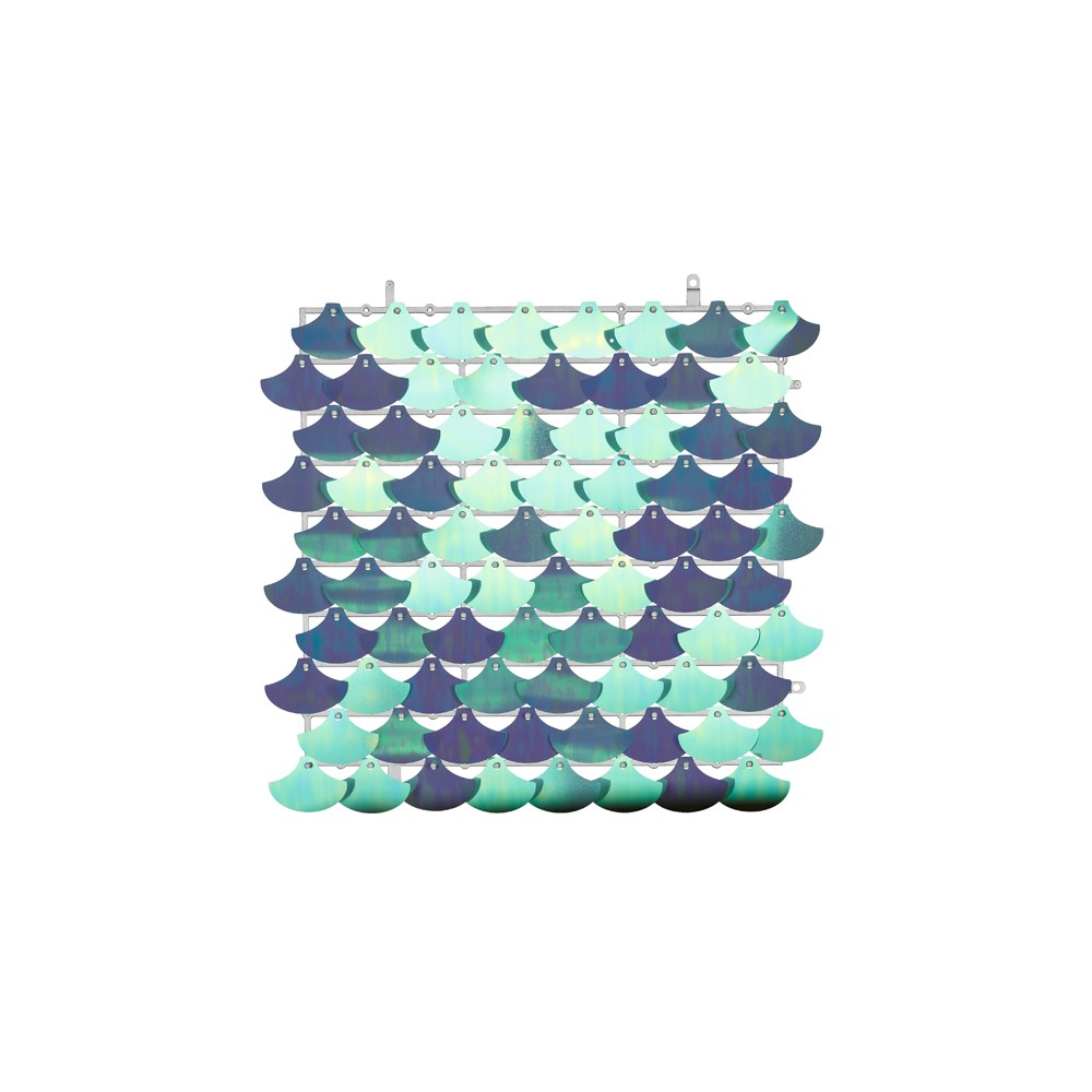 Panneau de fond en paillettes - écaille - lilas