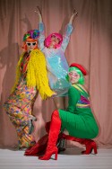 Perruque Cléopâtre - vert néon