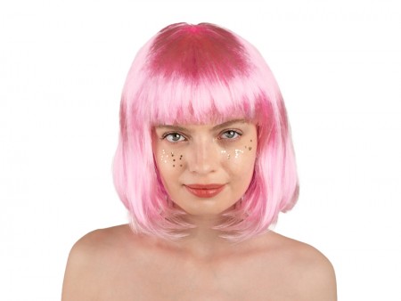 Perruque Cléopâtre - rose...