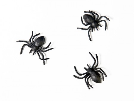 10 Araignées en plastique -...