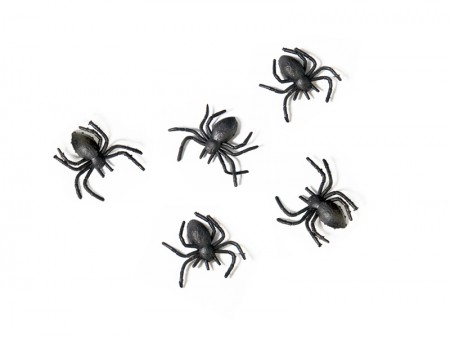 10 Araignées en plastique -...