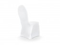 Housse de chaise en tissu élastique - blanc
