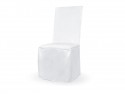 Housse de chaise en tissu mat blanc - blanc