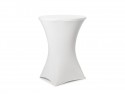 Housse de table cocktail - 80x110 cm - blanc