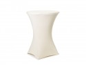 Housse de table cocktail - 80x110 cm cappuccino