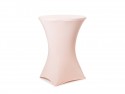 Housse de table cocktail - 80x110 cm - vieux rose