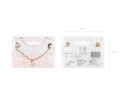 Broche de col de chemise Boule de cristal