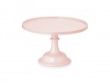 Plat à gâteau - rose clair