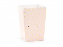 6 pots à popcorn rose pastel