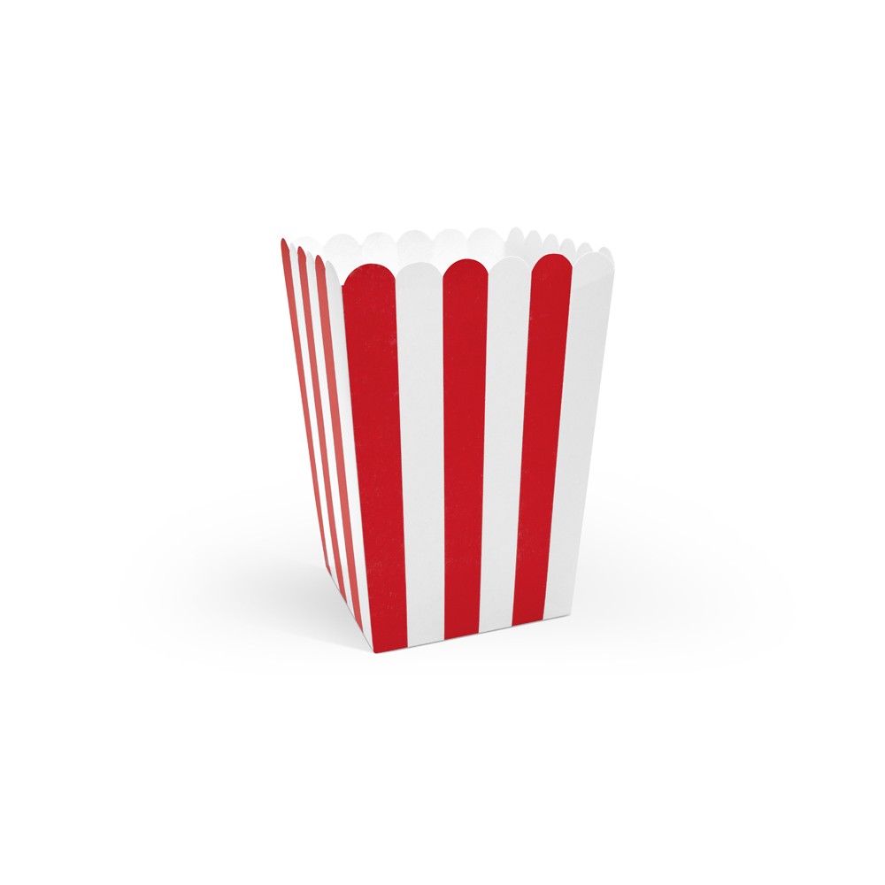 6 Boîtes à pop -corn