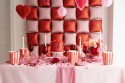 6 Boîtes à pop -corn rose/rouge
