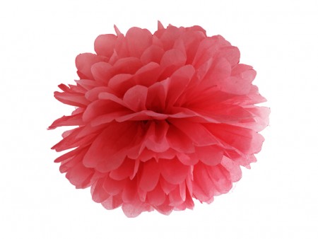 Pompon rouge - 25 cm