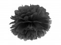 Pompon noir - 25 cm