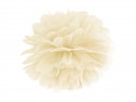 Pompon en papier crème - 25cm
