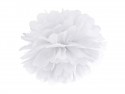 Pompon blanc - 35 cm