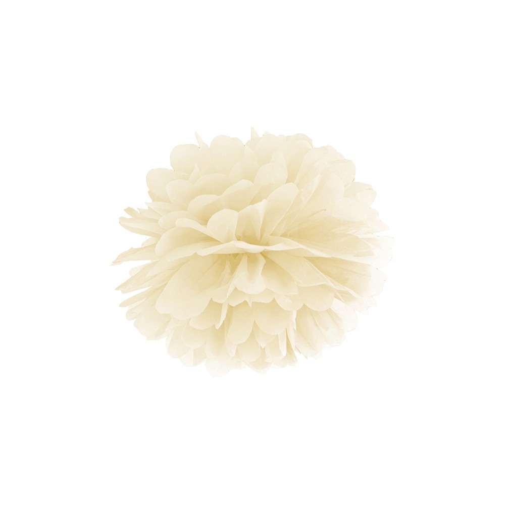 Papier de soie Pompon - crème - 35cm