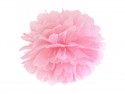 Pompon rose pâle - 35 cm