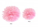 Pompon rose pâle - 35 cm