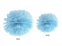 Pompon en papier de soie - bleu marine - 35cm